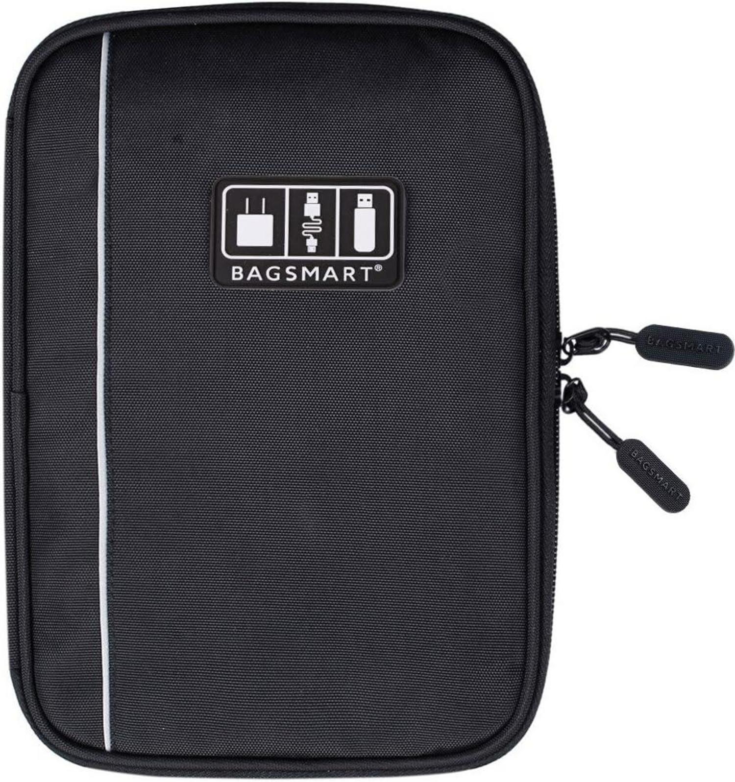 Elektronik Organizer Tasche für Reise und Alltag in Schwarz