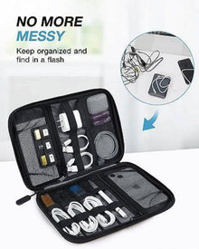 Elektronische Tasche für Handy Ladekabel Powerbank USB