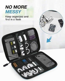 Elektronische Tasche Organizer für Handy, Powerbank, USB