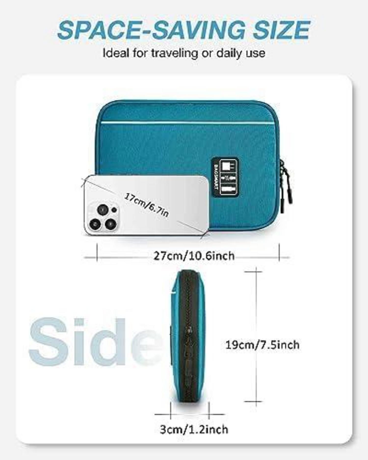 Elektronische Tasche für Reise mit Powerbank, Kabel und Zubehör