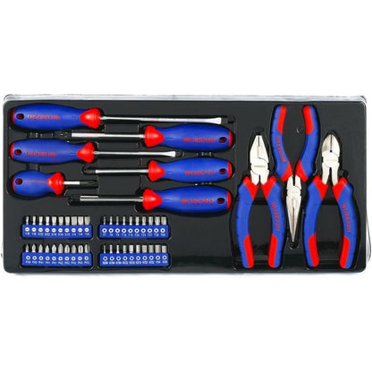 WORKPRO Werkzeugkoffer 408tlg. mit Metall Schubladen - Heavy