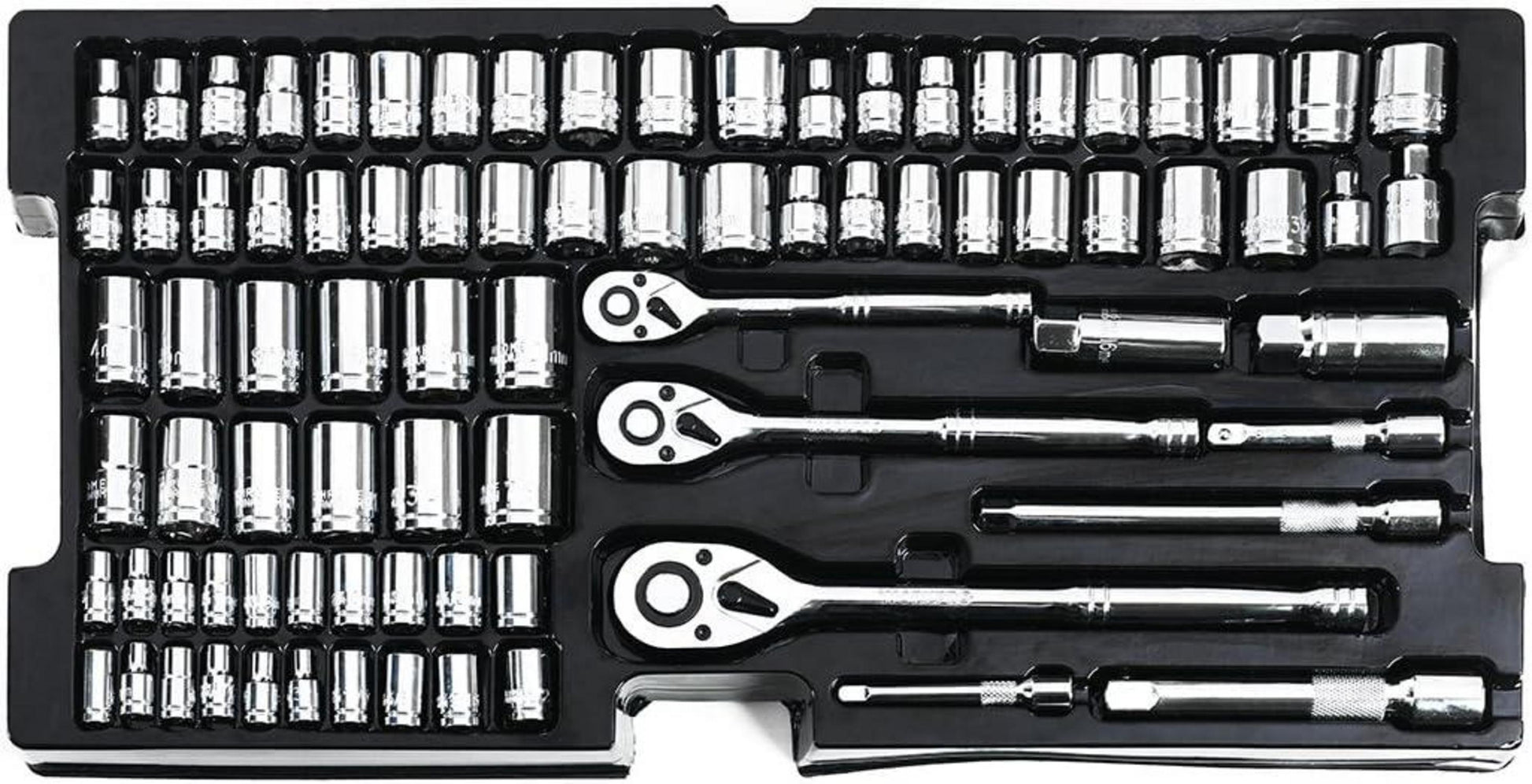 WORKPRO Werkzeugkoffer 408tlg. mit 3 Metall Schubladen Heavy Duty Werkzeugset