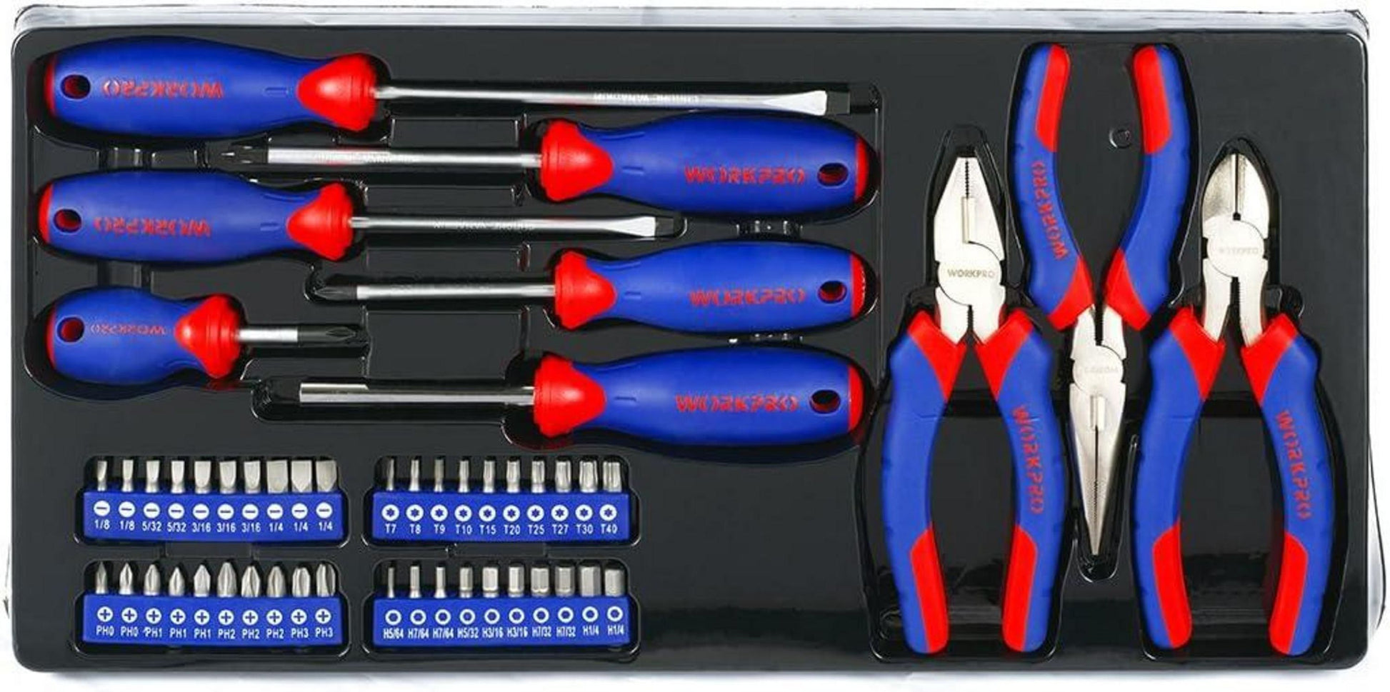 Werkzeugkoffer groß 408tlg. mit 3 Metall Schubladen Heavy Duty