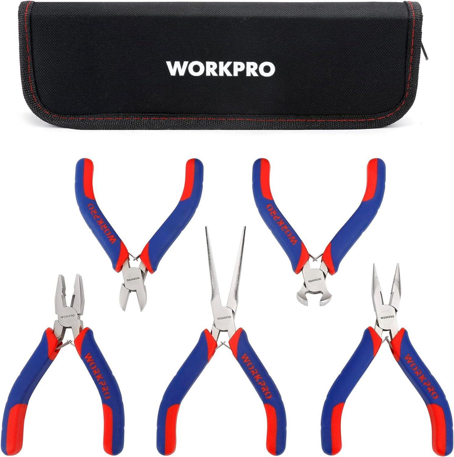 5-teiliges Mini-Zangen-Set mit Tasche - Hochwertiger Kohlenstoffstahl