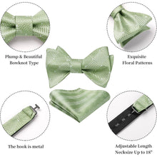 Herren Check Fliege Taschentuch Jacquard Hochzeit Set Blau