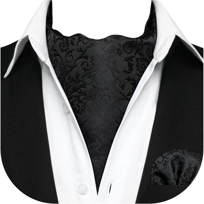 Herren Krawattenschal Paisley Ascot Hochzeit Business Set