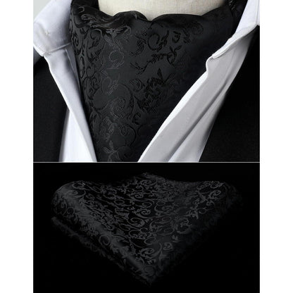 Herren Krawattenschal Paisley Ascot Hochzeit Business Set