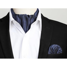 Herren Krawattenschal Rot Paisley Set