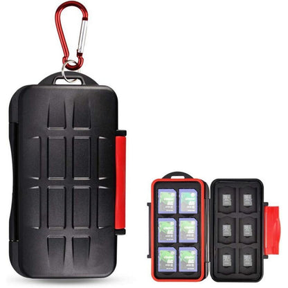 24 Slots SD Karten Aufbewahrung Wasserdichtes Schutzetui mit