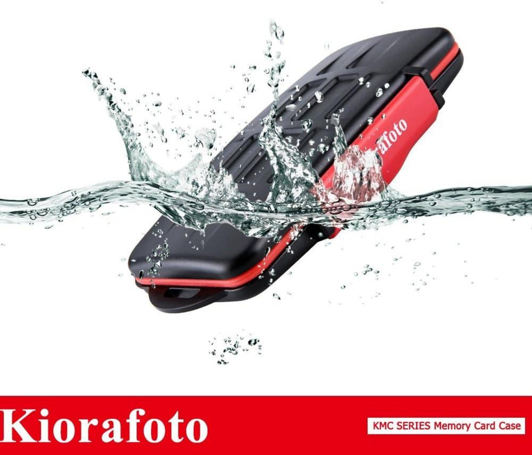 SD Micro SD Karten Aufbewahrung Tasche mit Karabiner, Wasserdicht, 24 Slots