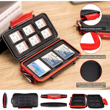 Professionelles wasserfestes SD CF Kartenetui für 9 Karten