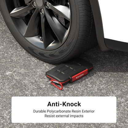 Professionelles wasserfestes SD CF Kartenetui für 9 Karten