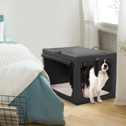 Faltbare Hundebox L – Bequem, Sicher & Platzsparend