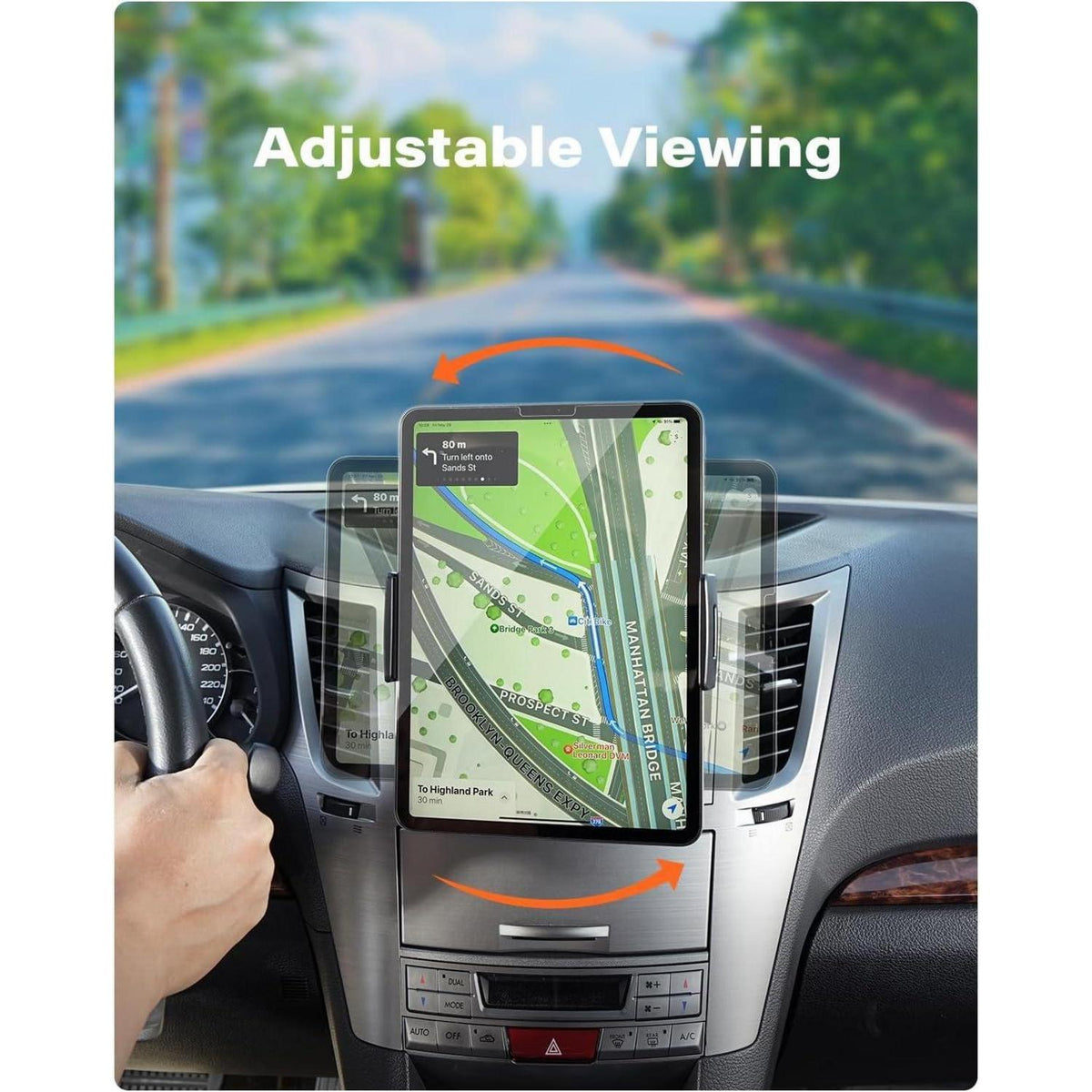 2-in-1 CD-Tablet-Halterung Auto für 7-12,4 Zoll Tablet