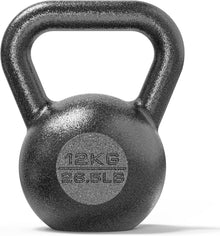 PROIRON Gusseisen Kettlebell mit Gewichten 4-24 kg Schwarz
