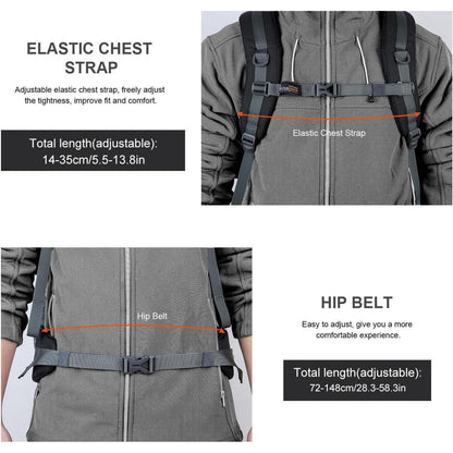 MOUNTAINTOP 40L Wanderrucksack Herren Damen Trekking Outdoor