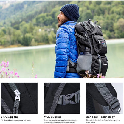 MOUNTAINTOP 40L Wanderrucksack Herren Damen Trekking Outdoor