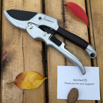 Gartenschere Amboss-Schneide für stärkeres trockenes Holz bis 24 mm