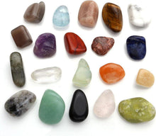 Chakra-Set Naturstein Edelstein Trommelsteine 20x Gemstones Set