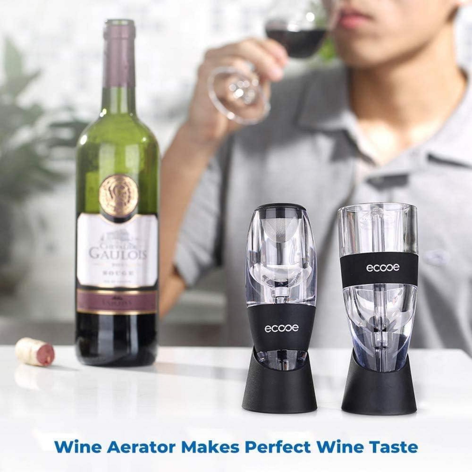 Dekanter Aerator Set Rotwein Belüfter Wein Stand Reisetasche