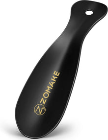 ZOMAKE Mini Schuhlöffel aus Metall - Edelstahl Shoe Horn 19cm