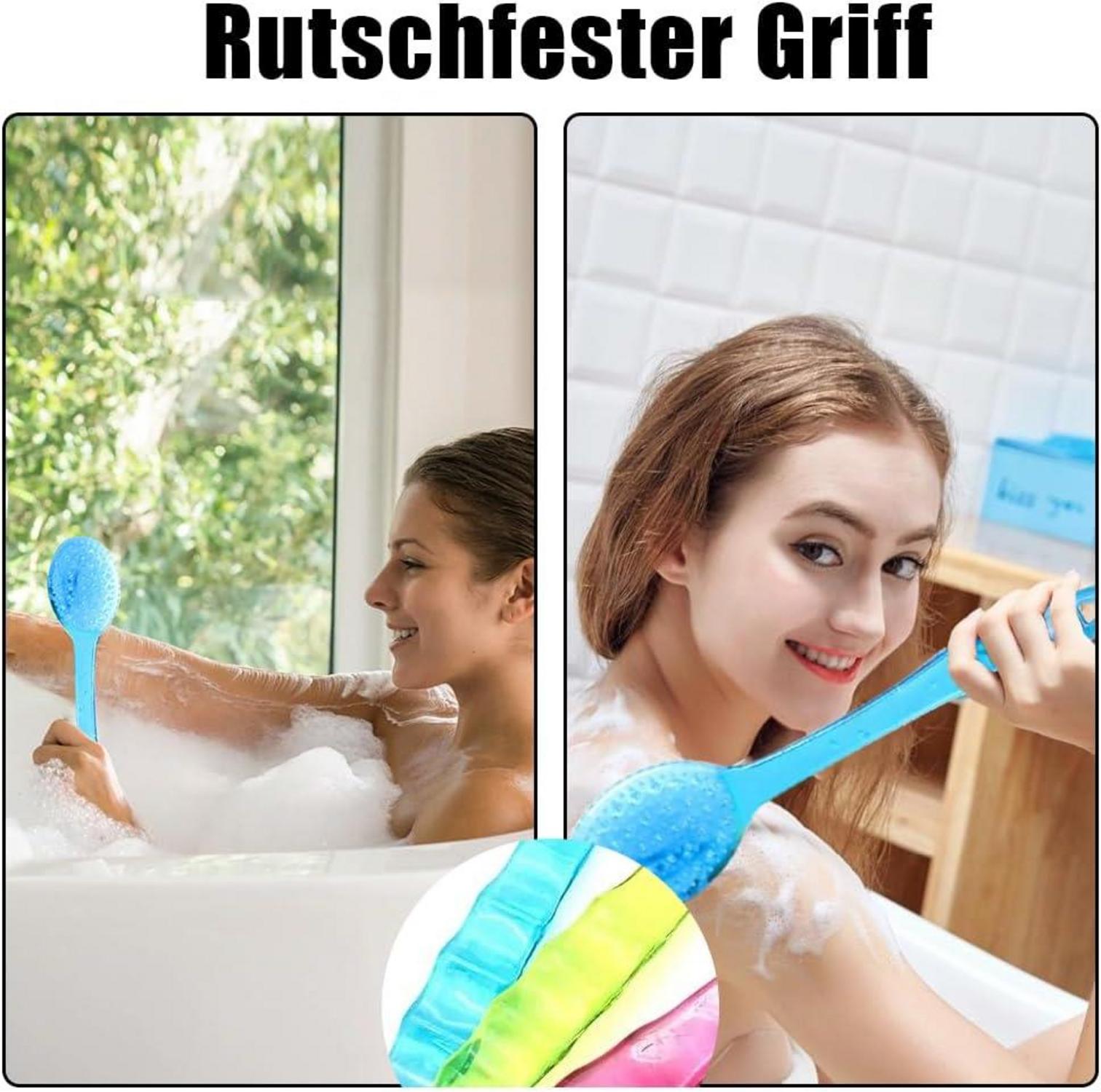 Rückenbürste Weiches Fell Massage Körperbürste Langem Stiel Hautpflege