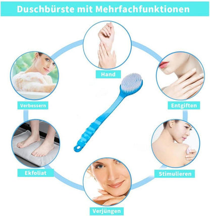 Rückenbürste Weiches Fell Massage Körperbürste Langem Stiel Hautpflege