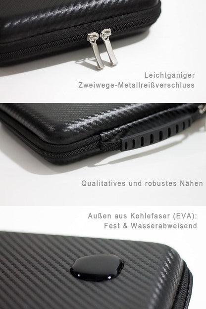 USB-Stick und SD-Karten Organizer Tasche Case Schwarz-01