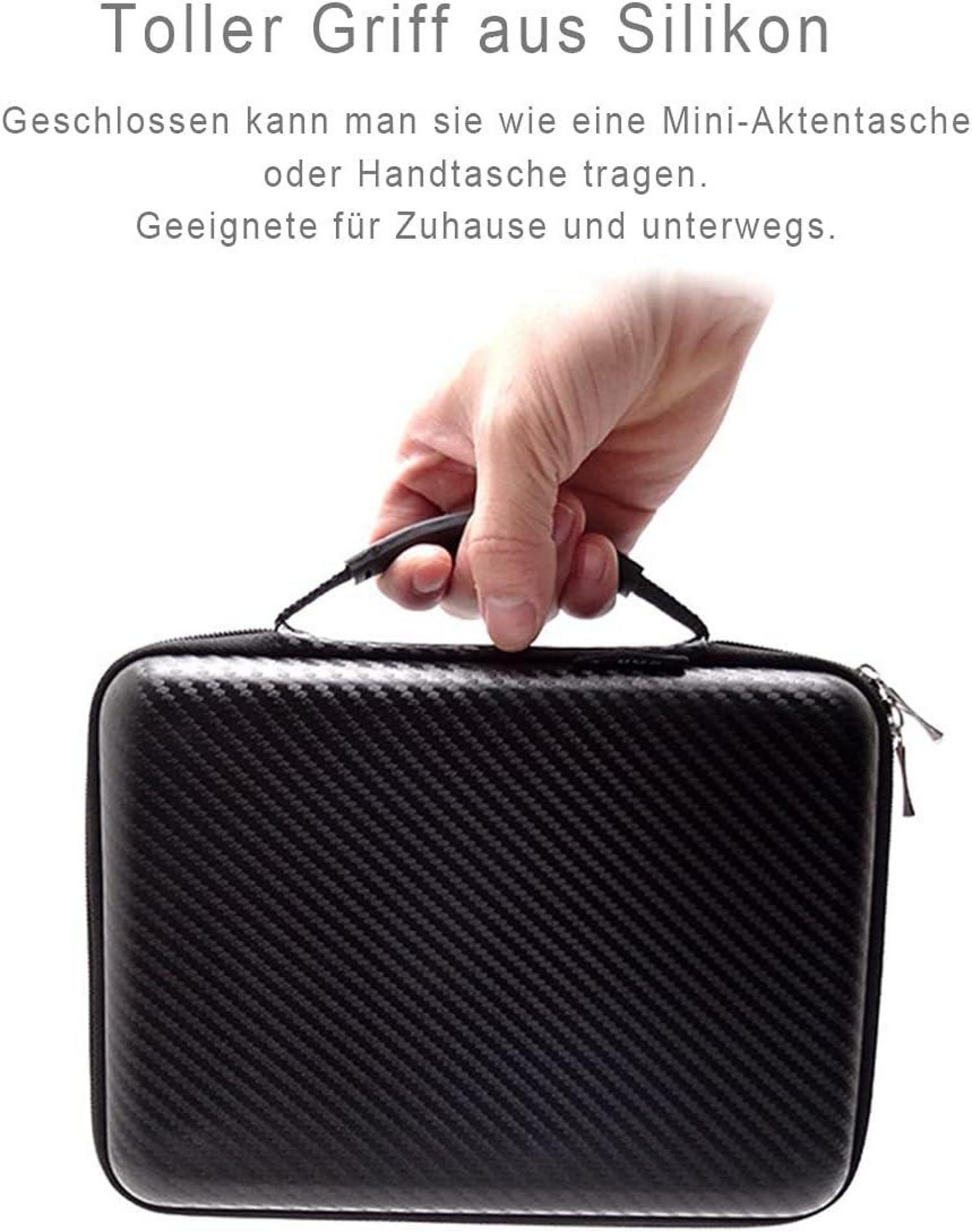 USB Stick SD Karten Organizer Aufbewahrung Tasche Case Hülle Schwarz EVA
