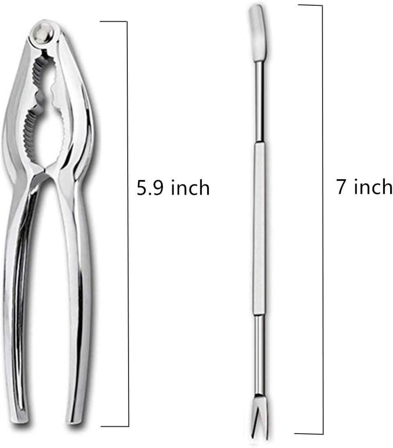 Meeresfrüchte Werkzeug Set 12-teilig Hummer Krabben Cracker Gabeln Nusscracker