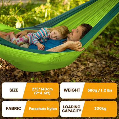 Ultraleichte Camping Hängematte 300kg Tragkraft 275x140cm