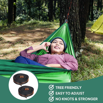 Ultraleichte Reise Camping Hängematte 300kg Tragkraft 275x140 cm