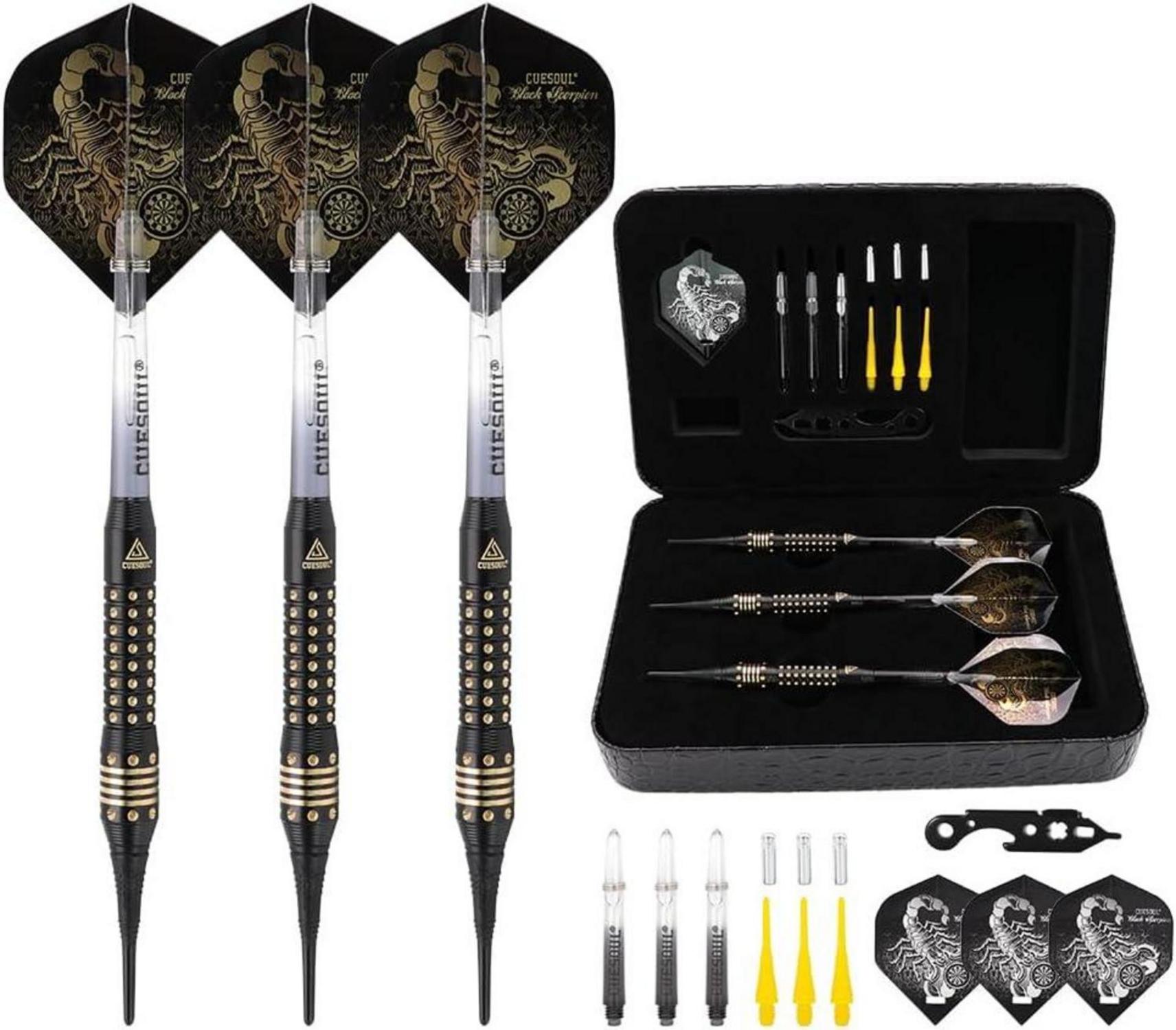 Soft Dartpfeile Set mit Luxus-Etui, 16g, Fashional Design