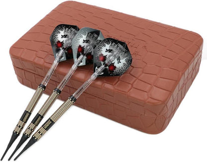 Dragon Deluxe Soft Dartpfeile Set mit Luxus-Etui, 16g, B1102