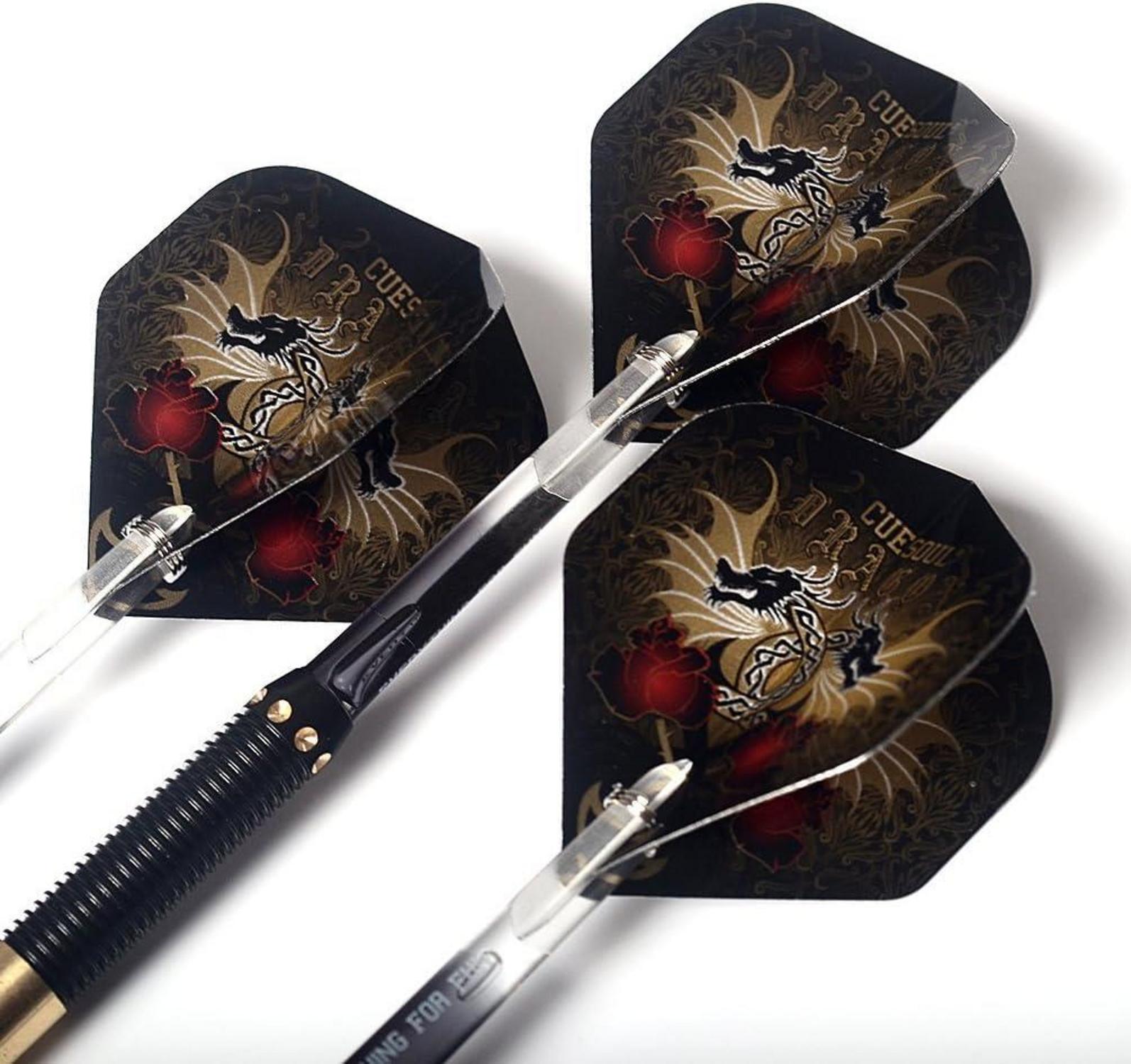 CUESOUL Dragon Deluxe Soft Dartpfeile Set Luxury Case 16g 3pcs Barrels
