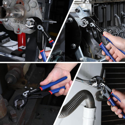 WORKPRO Wasserpumpenzange Set 200mm und