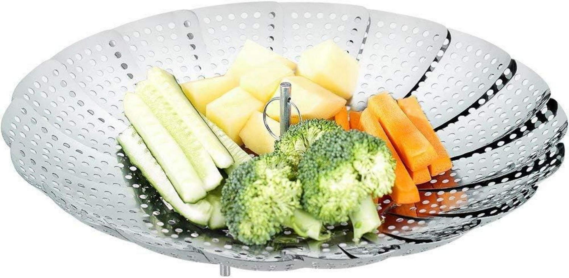 Edelstahl Dampfgarer Einstellbar Dünsteinsatz Kochtöpfe