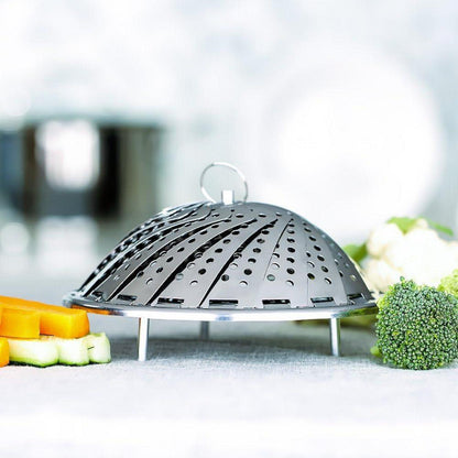 Edelstahl Dampfgarer Einstellbar Dünsteinsatz für Töpfe