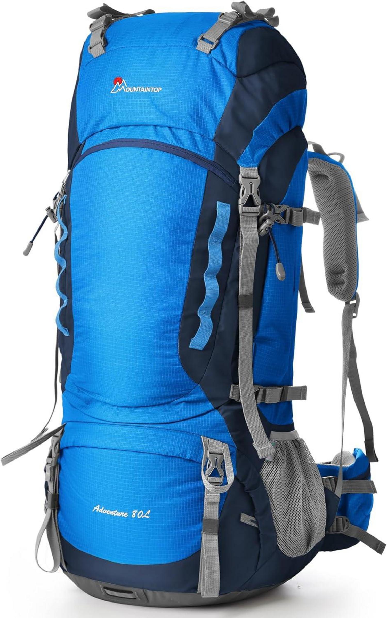 Trekkingrucksack 80L Wanderrucksack Regenschutz Outdoor Camping
