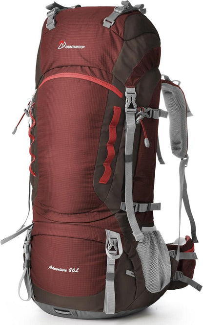 Trekkingrucksack 80L Wanderrucksack Damen Herren Outdoor Camping