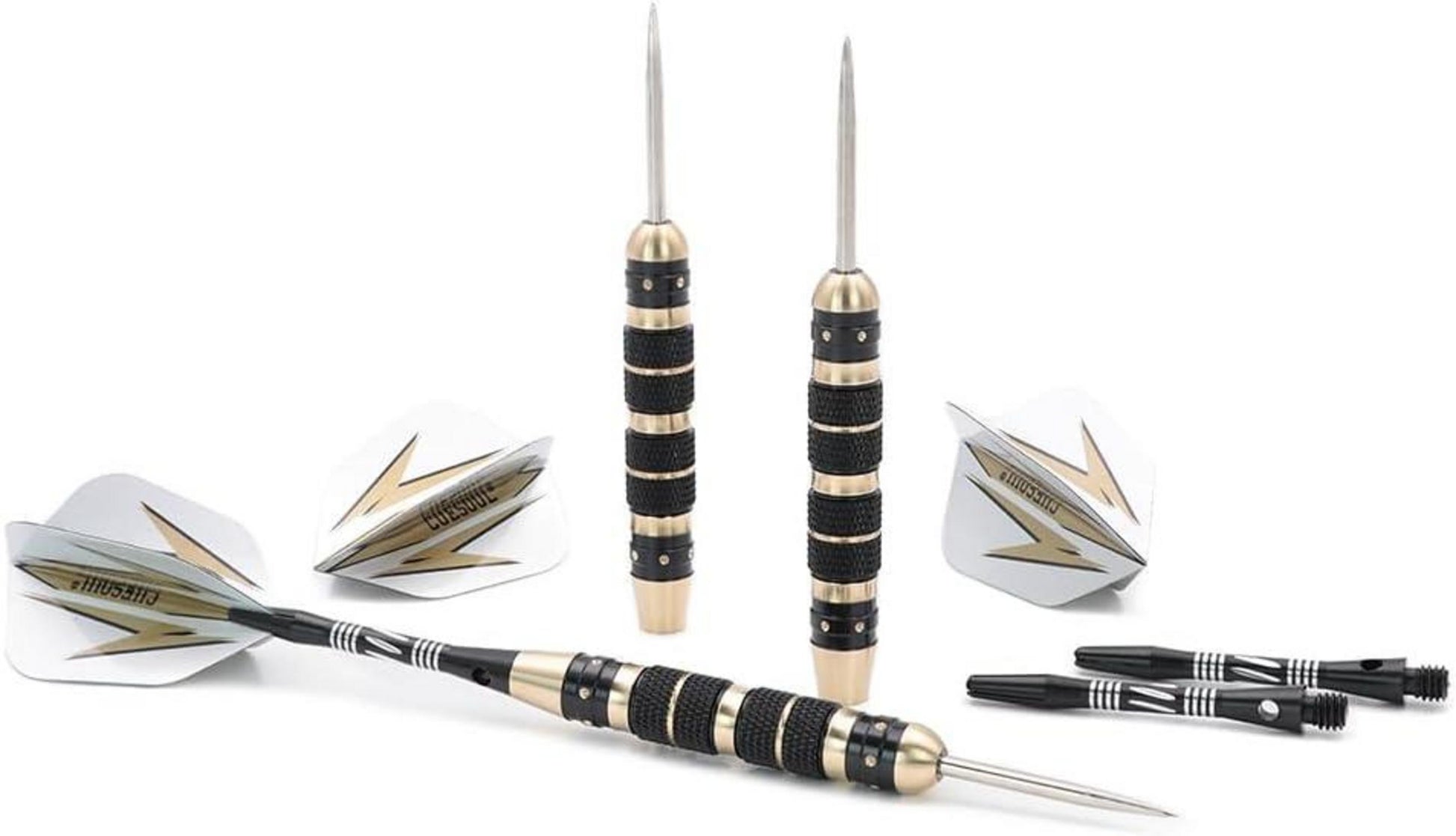 CUESOUL Steel Dartpfeile 20/23/26 Gramm Schwarze