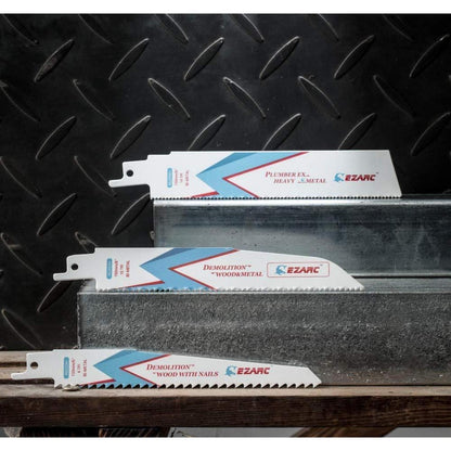 Bi-Metal Säbelsägeblätter 150mm 14TPI (5 Stück) für