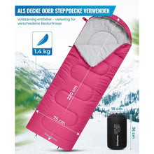 Deckenschlafsack KingCamp Ultraleicht 3-4 Jahreszeiten