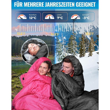 Deckenschlafsack KingCamp Ultraleicht 3-4 Jahreszeiten