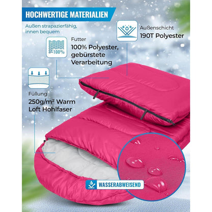 Deckenschlafsack KingCamp Ultraleicht 3-4 Jahreszeiten