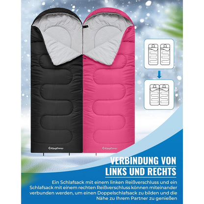 Deckenschlafsack KingCamp Ultraleicht 3-4 Jahreszeiten