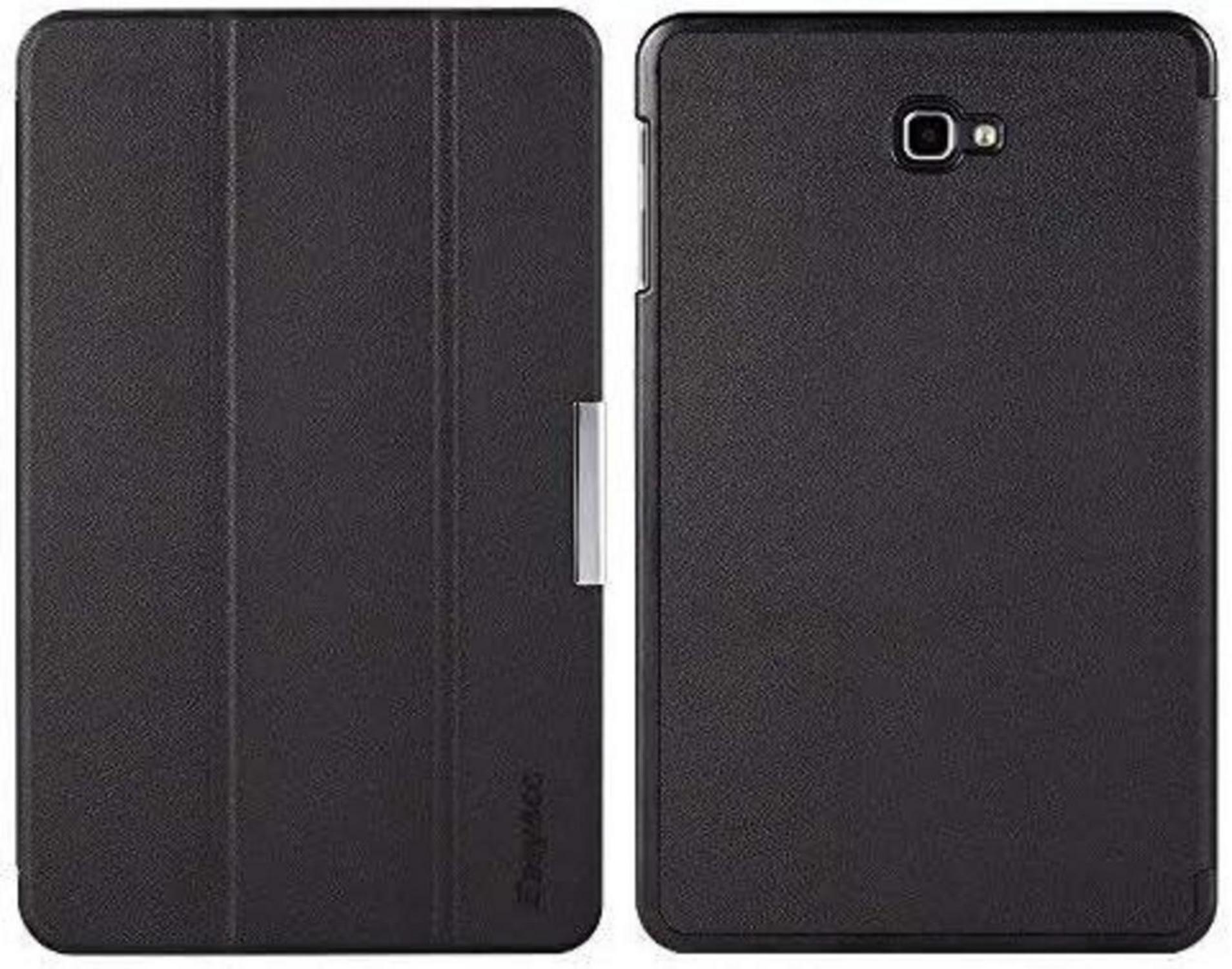 Hülle für Samsung Galaxy Tab A6 10.1 2016 PU Leder Standfunktion Schwarz