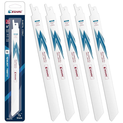 EZARC Säbelsägeblätter Bi-Metall 225mm dünn-medium 18TPI 5
