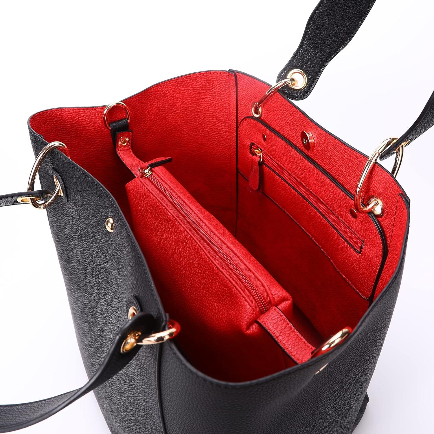 Große Damen Handtasche Blau PU Leder Shopper Schultertasche 13'' Laptop
