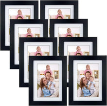Schwarze Bilderrahmen Set für Fotos Wand Tisch 10x15 13x18 cm